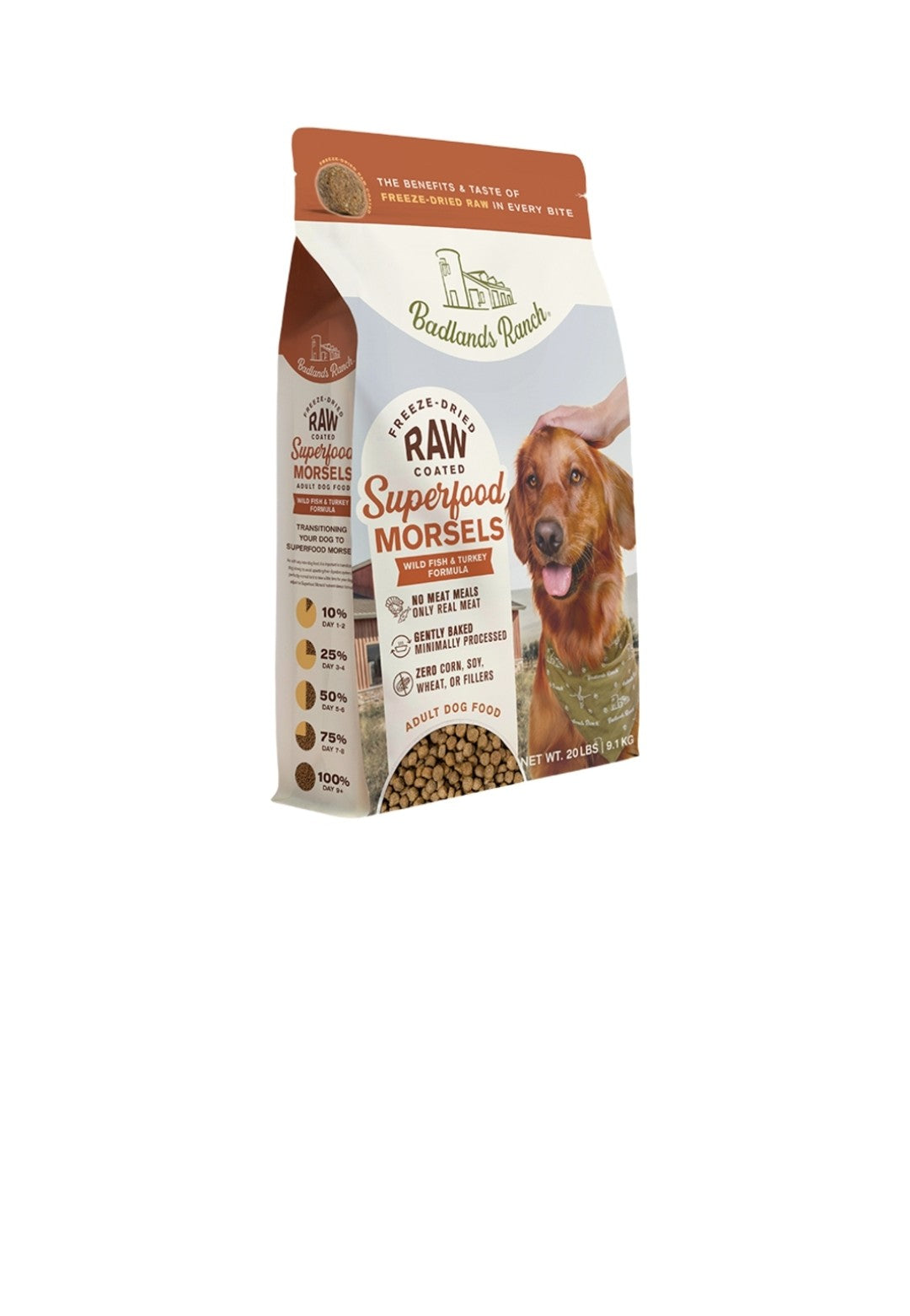 Badlands Ranch Dog Raw Coated Fish Morsels 10 lbs