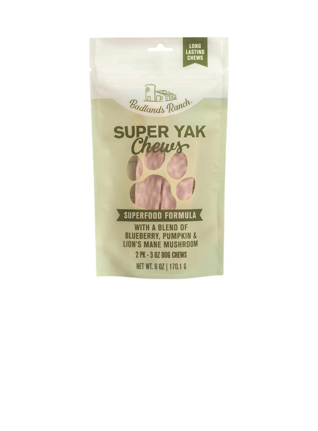 Badlands Ranch Dog SuperChew Superfood Medium 2 pack