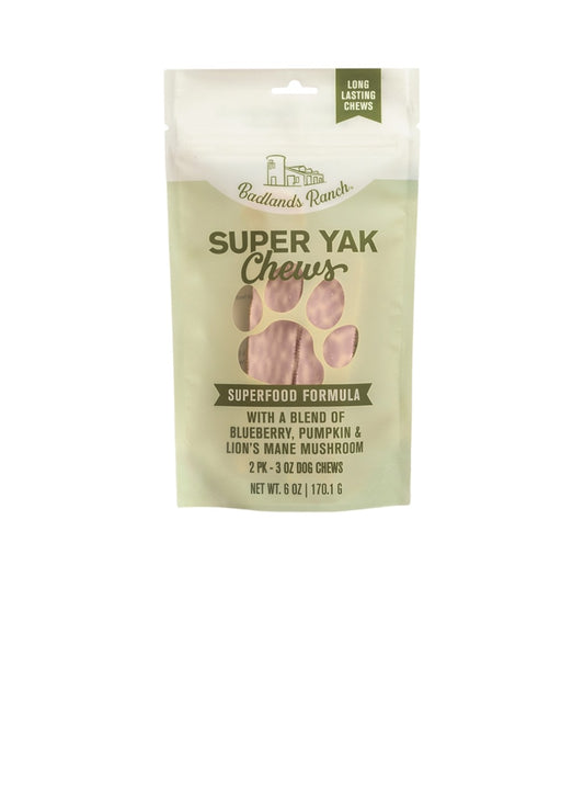 Badlands Ranch Dog SuperChew Superfood Medium 2 pack