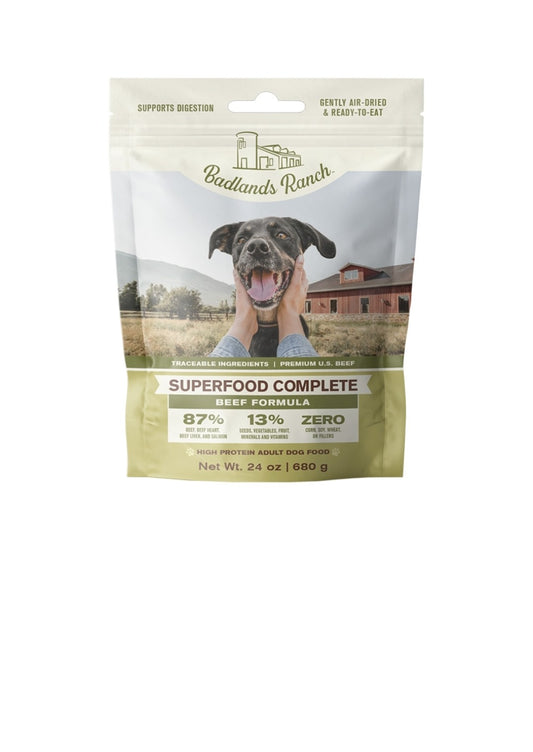 Badlands Ranch Dog Superfood Beef 24 oz