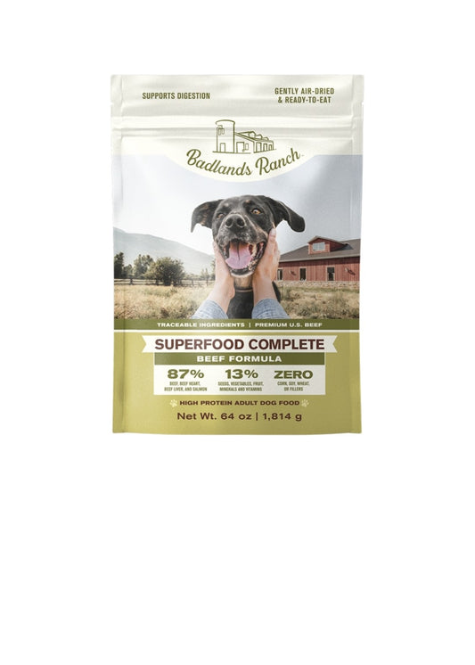 Badlands Ranch Dog Superfood Beef 64 oz