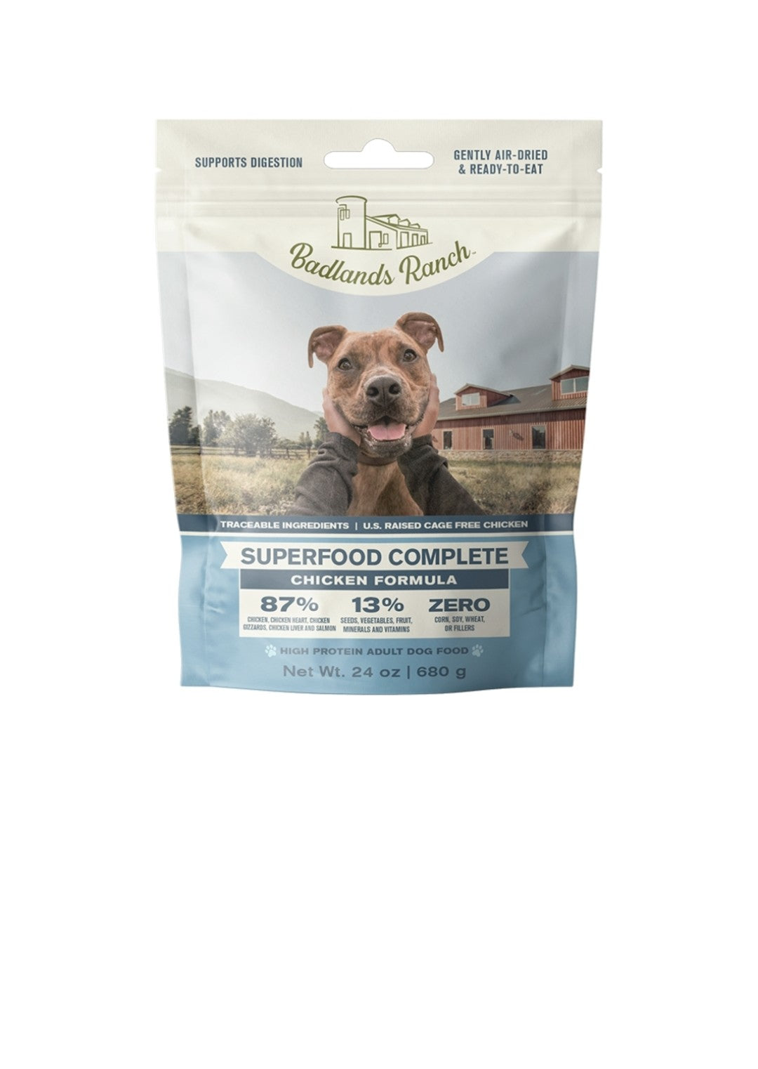 Badlands Ranch Dog Superfood Chicken 24 oz