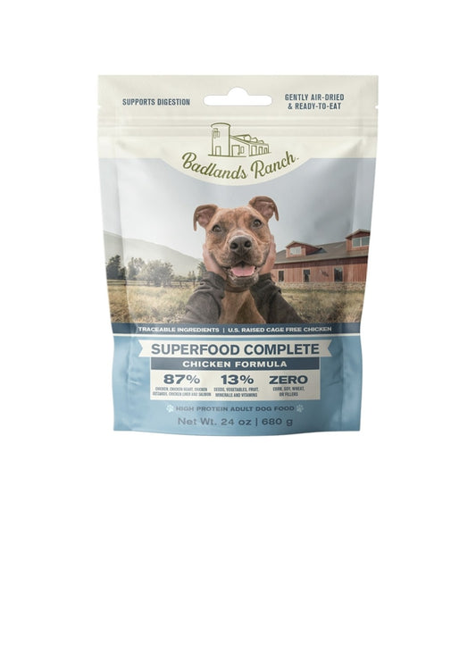 Badlands Ranch Dog Superfood Chicken 24 oz