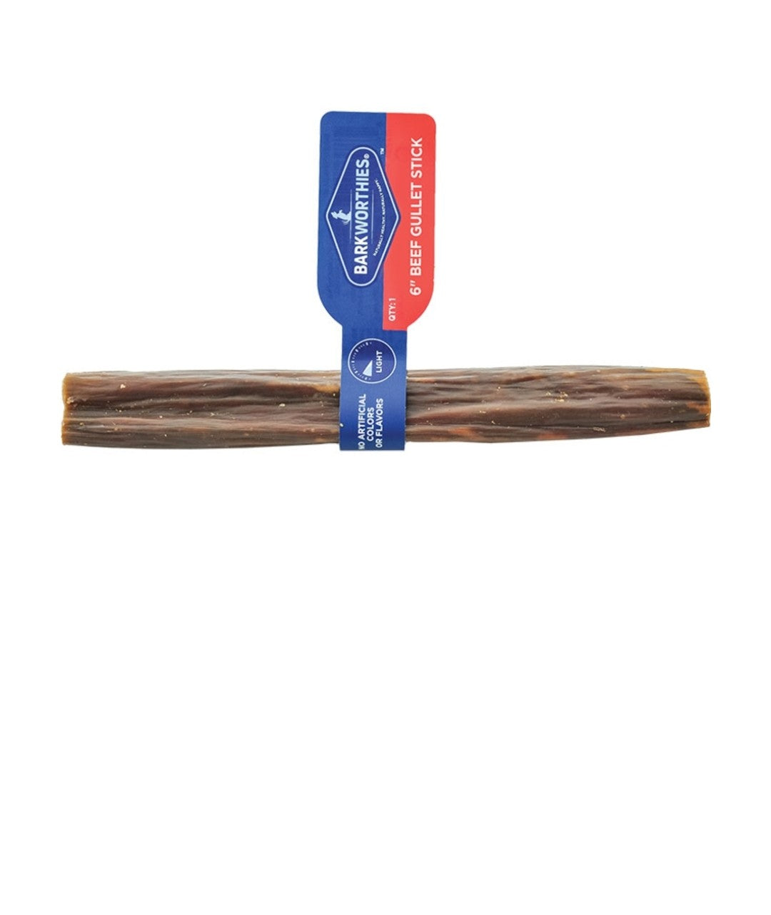 Barkworthies Dog Beef Gullet Sticks 6 Inch 12 pack