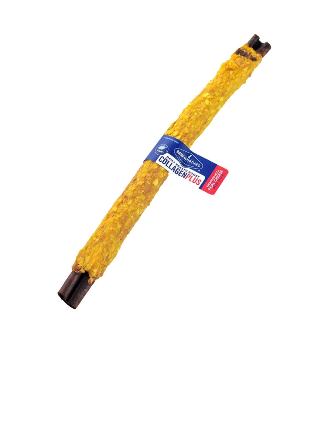 Barkworthies Dog Collagen Wrapped in Cheese 12 Inch 25 Pack