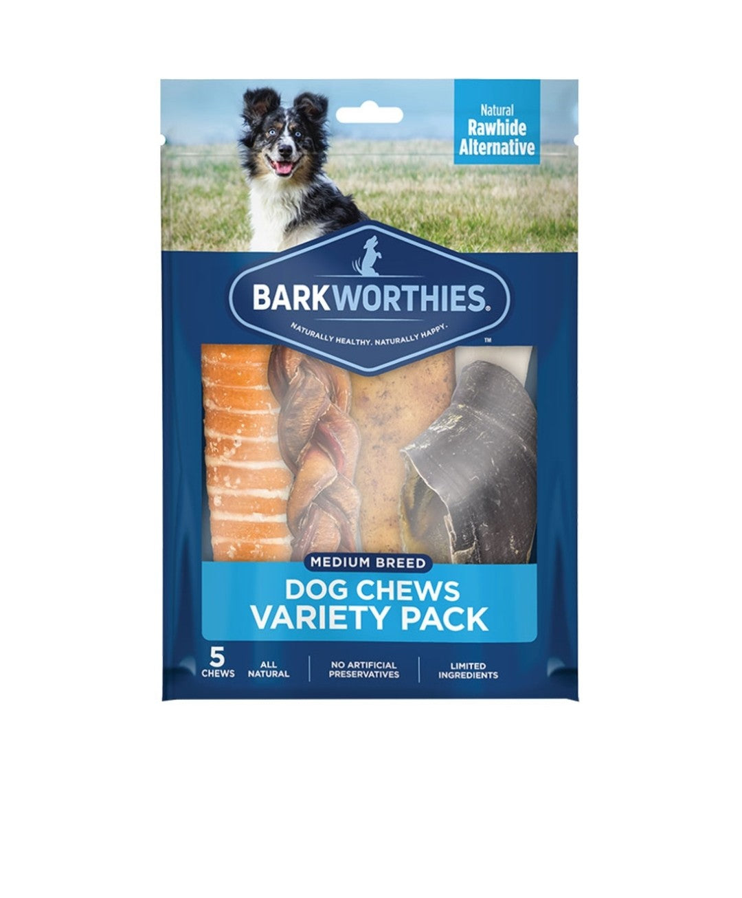 Barkworthies Dog Medium Breed Variety Pack