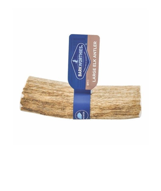Barkworthies Dog Whole Elk Antler Large