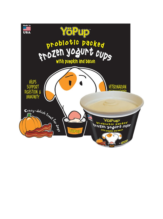 Yopup Dog Frozen Yogurt Pumpkin and Bacon Flavor 4 pack