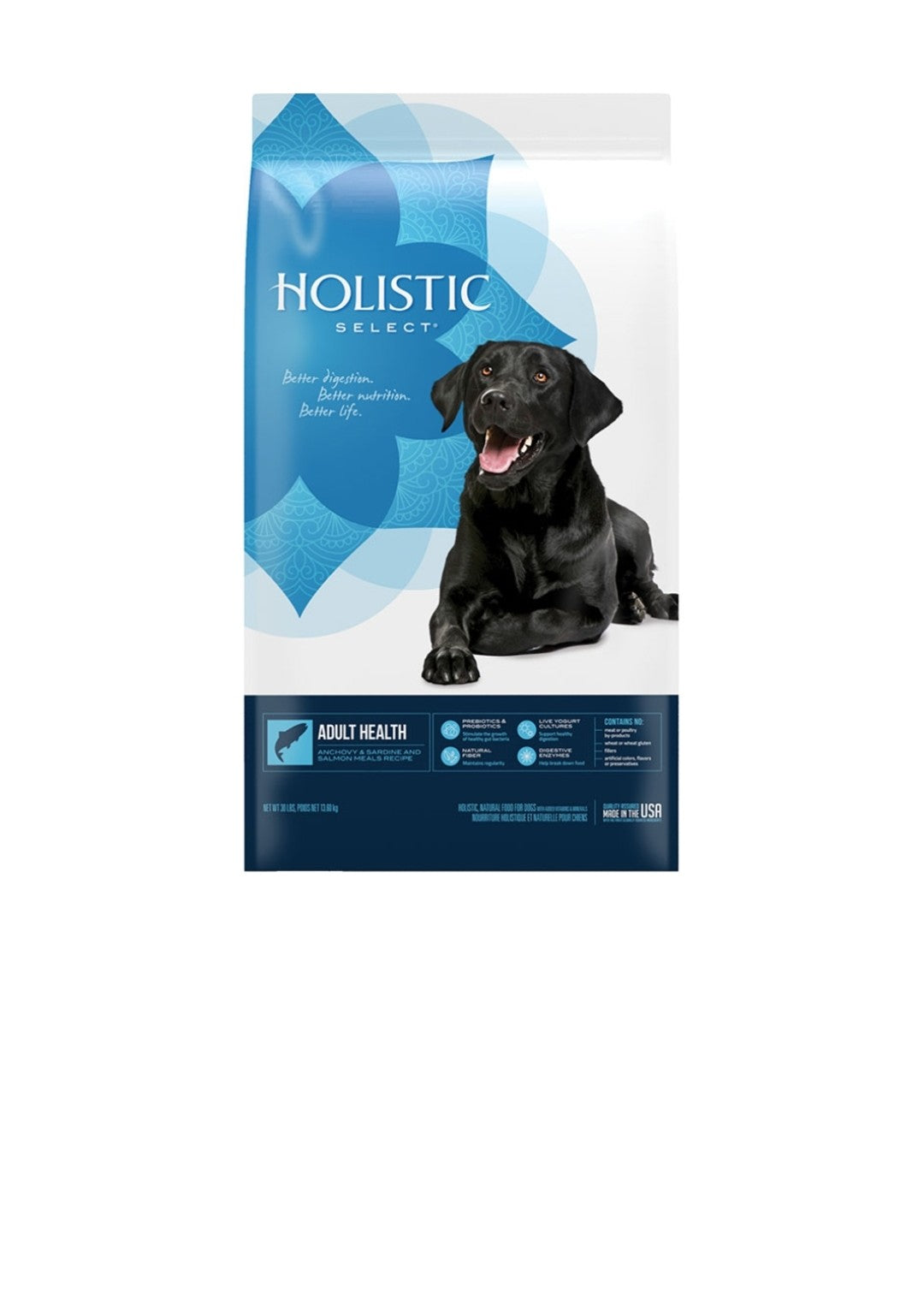 Holistic Select Dog Adult Anchovy, Sardine and Salmon 30 lbs