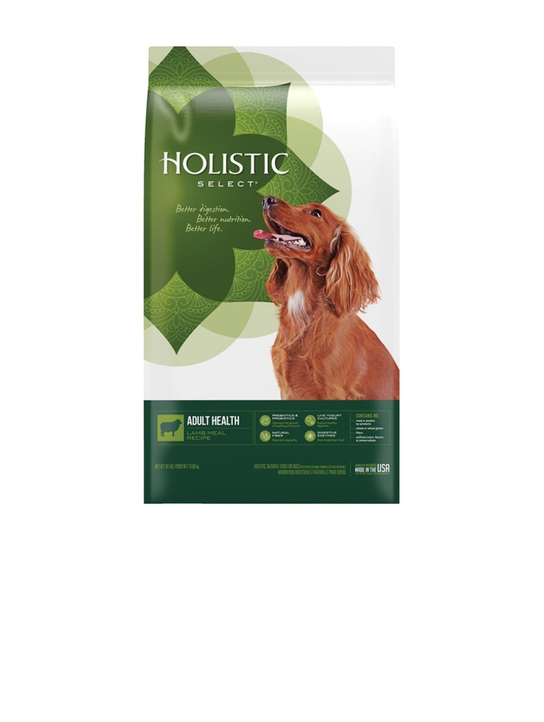 Holistic Select Dog Adult Lamb 30 lbs