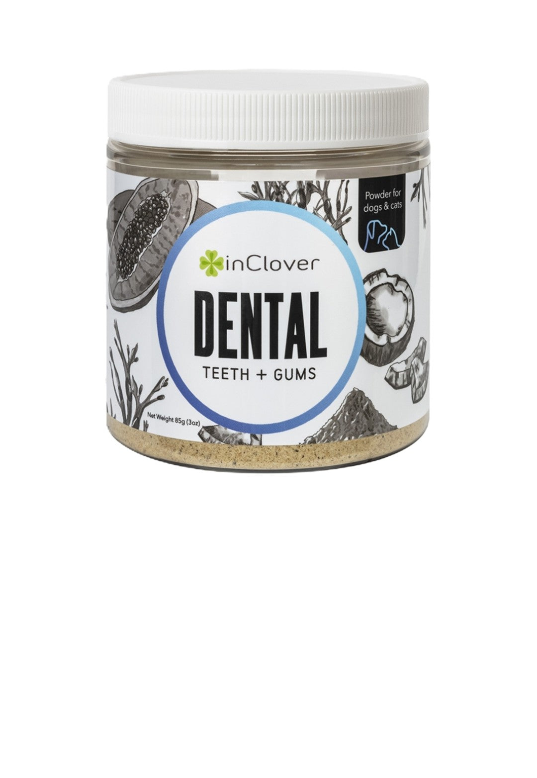 Inclover Dog and Cat Biobrilliant Dental Powder 85 g