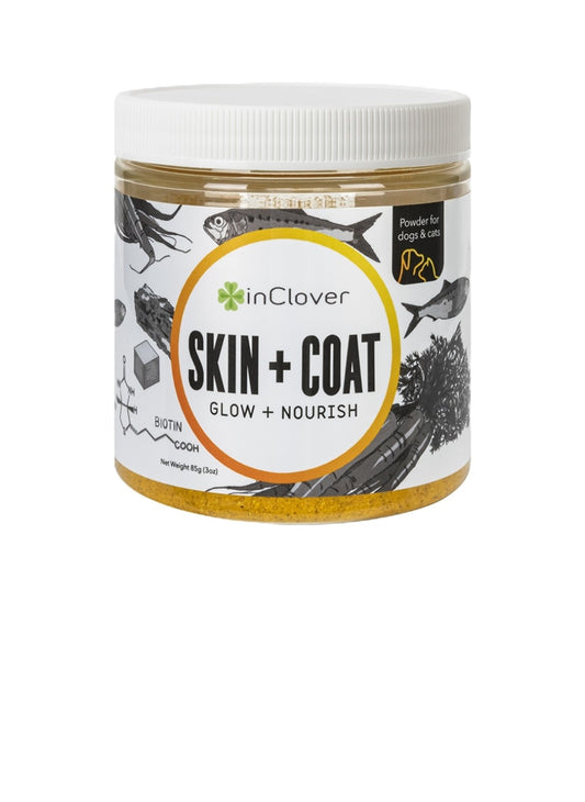 Inclover Dog and Cat Bioradiant Skin and Coat Powder 100 g