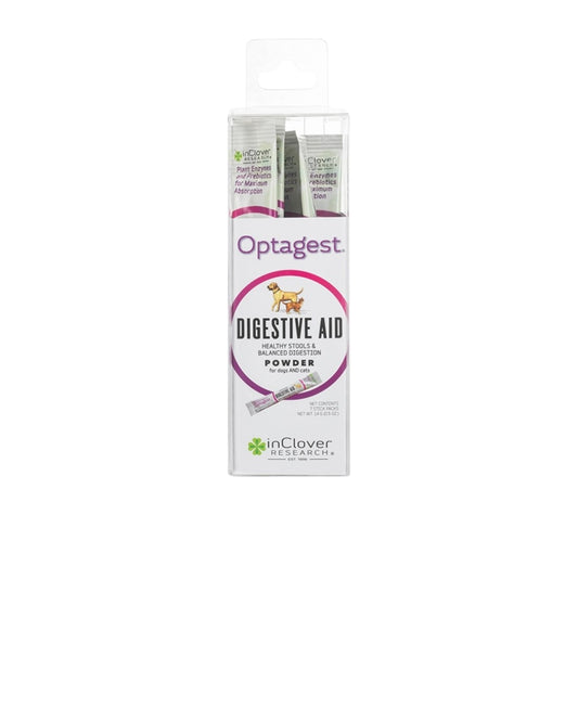 Inclover Dog and Cat Optagest Digestive Aid Convenience Sticks 7 pack