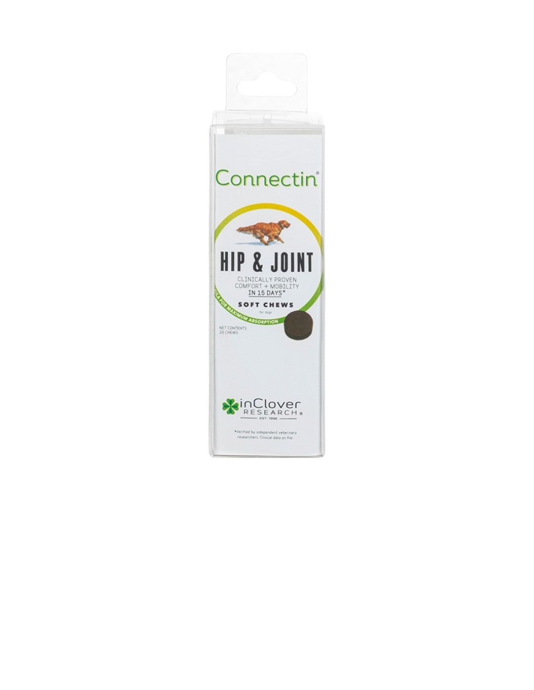 Inclover Dog Connectin Hip and Joint Soft Chew 20 pack