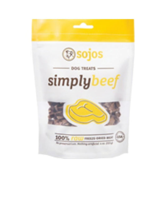 Sojos Dog Simply Beef Treat 4 oz