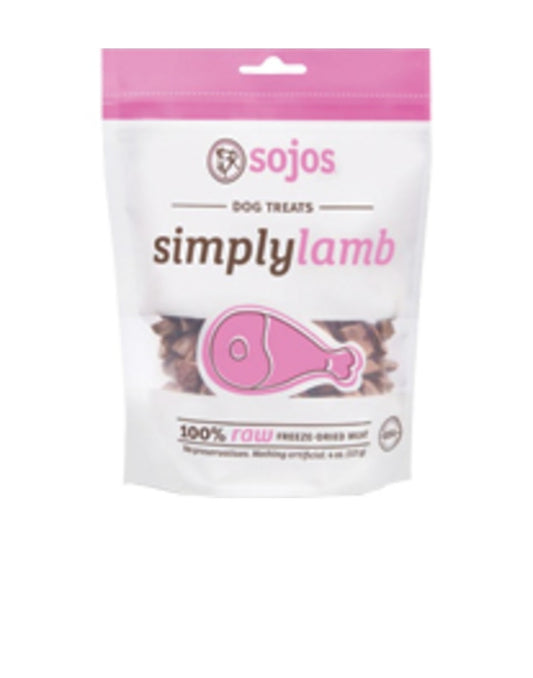 Sojos Dog Simply Lamb Treat 4 oz