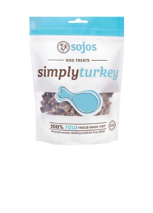 Sojos Dog Simply Turkey Treat 4 oz