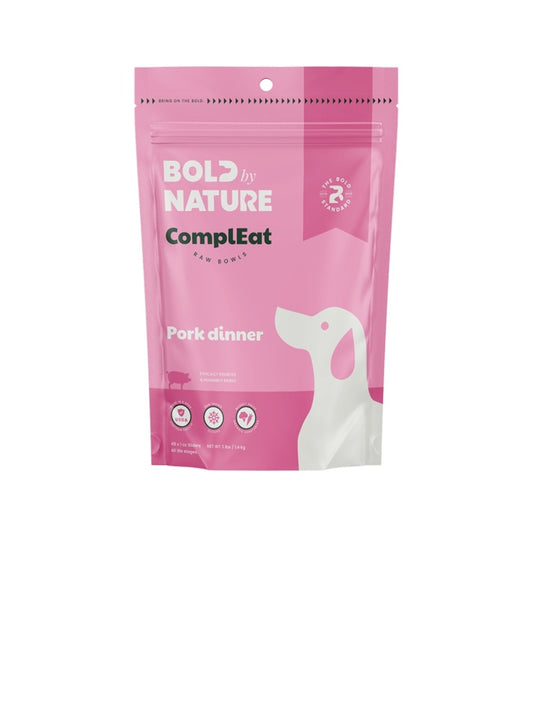 Bold By Nature Dog Frozen Pork 3 lbs