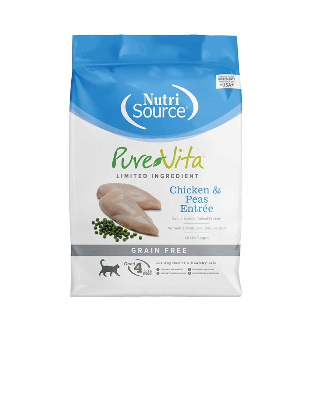 Pure Vita Cat Grain Free Chicken And Pea 4 lbs