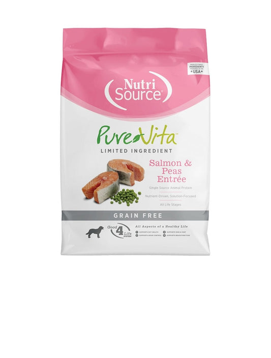 Pure Vita Dog Grain Free Salmon and Peas 4 lbs