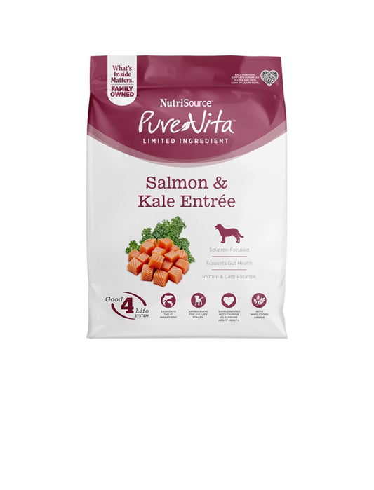 Pure Vita Dog Salmon and Kale 4 lbs