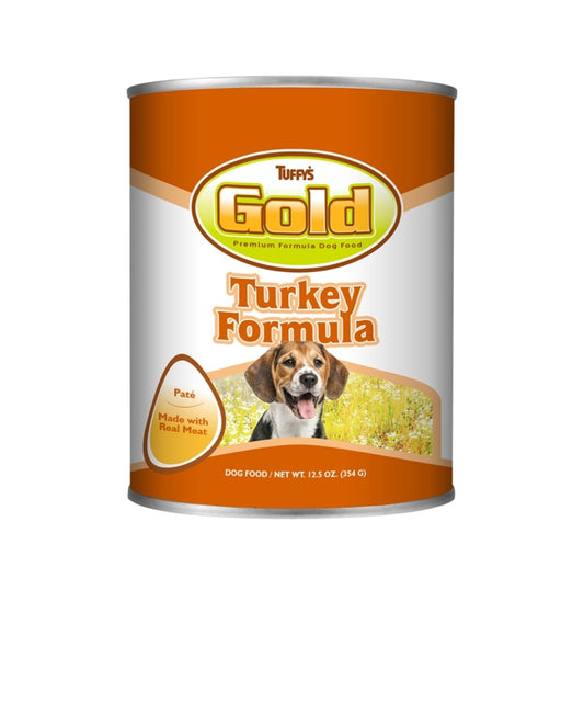 Tuffys Dog Gold Turkey 12.5 oz cans 12 pack
