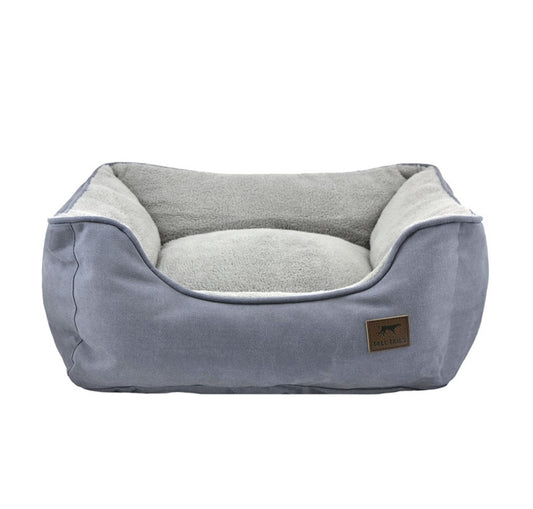 Tall Tails Dog and Cat Bolster Bed Grey X Large 33 x 36 x 10 inches