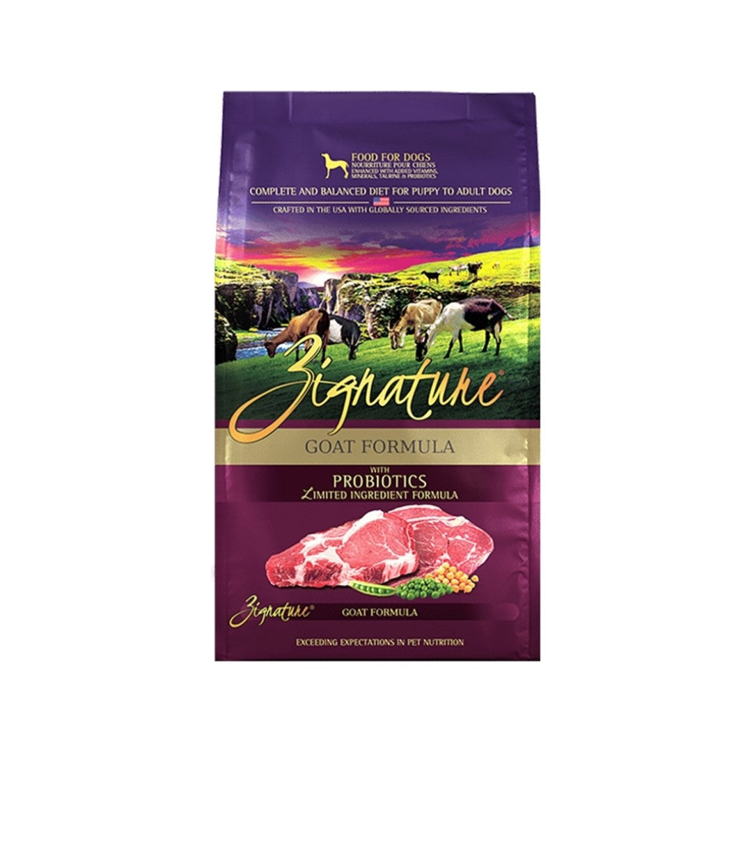 Zignature Dog Original Grain Free Goat With Probiotics 25lb