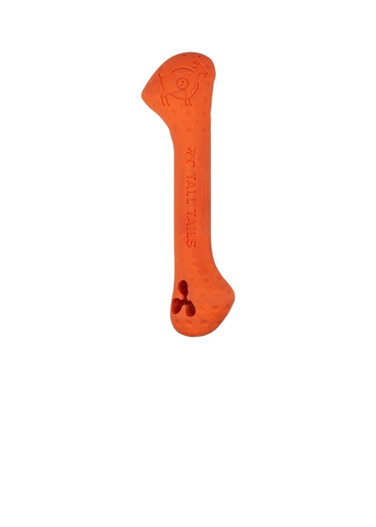 Tall Tails Dog Goat Bone Orange 9 in