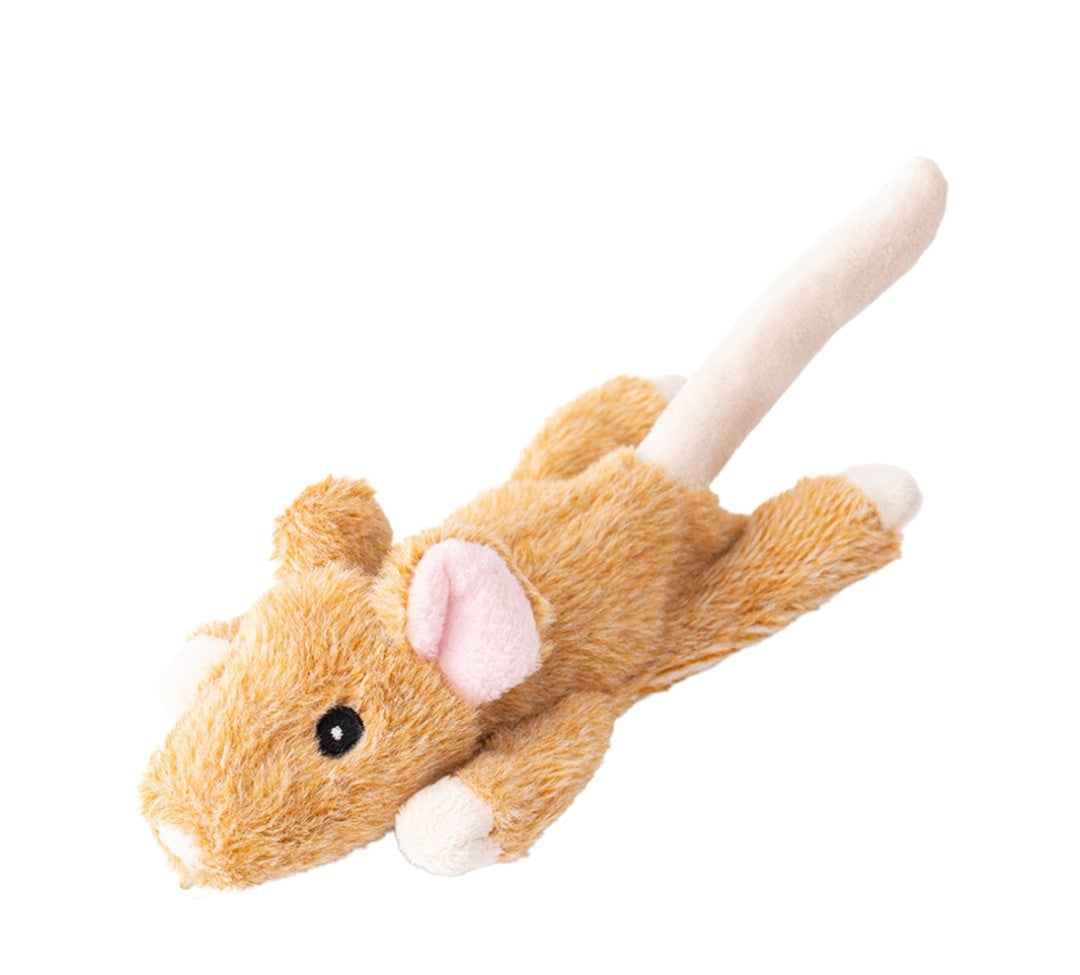 Tall Tails Dog Plush Stuffless Mouse 8 in