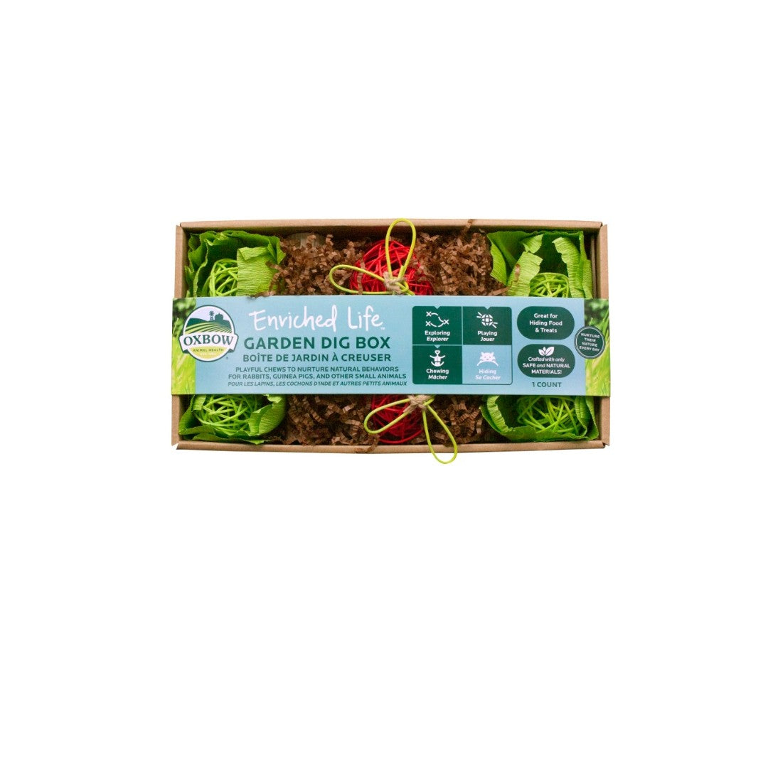 Oxbow Garden Dig Box Small Animal Chew Toy