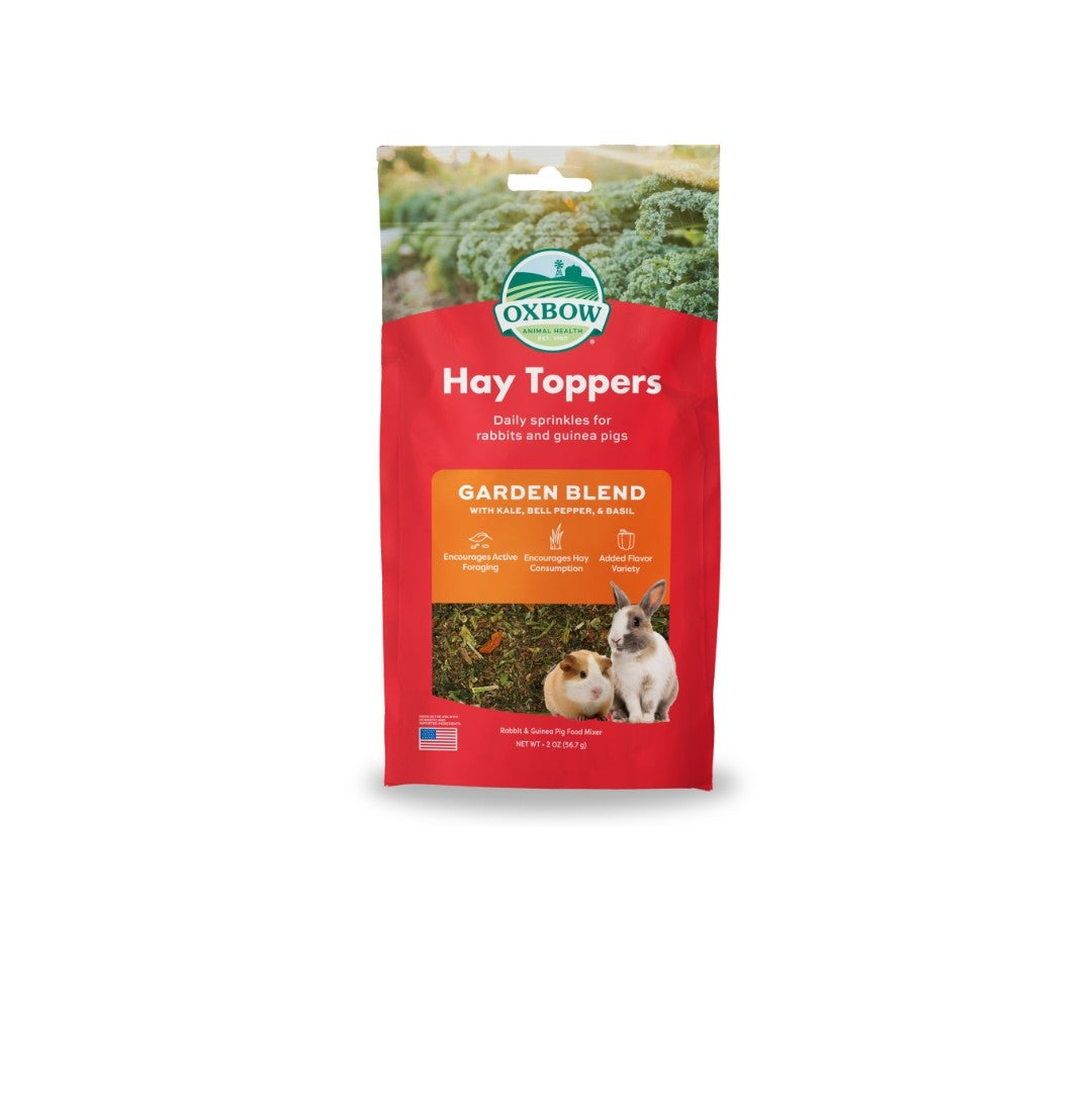 Oxbow Garden Blend Hay Toppers For Small Animals 2 oz