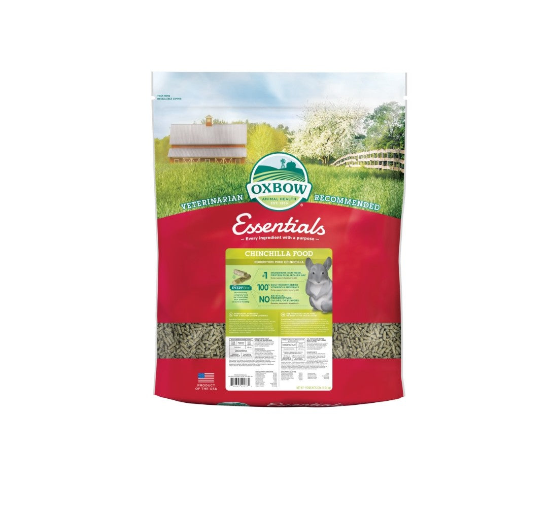 Oxbow Chinchilla Food 25 lbs