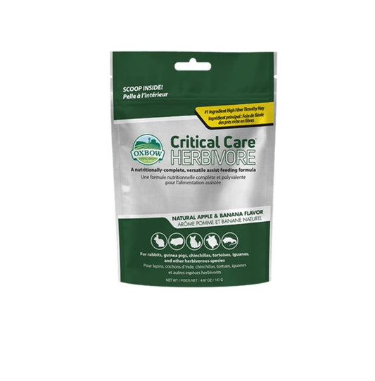 Oxbow Critical Care Herbivore Feeding Formula Apple and Banana 4.97 oz