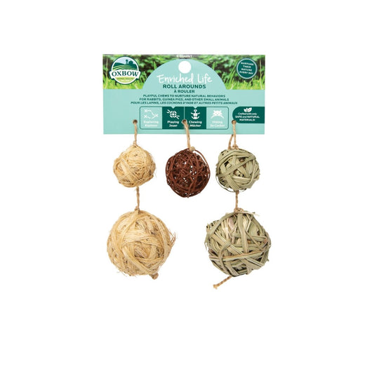 Oxbow Roll Arounds Small Animal Toy