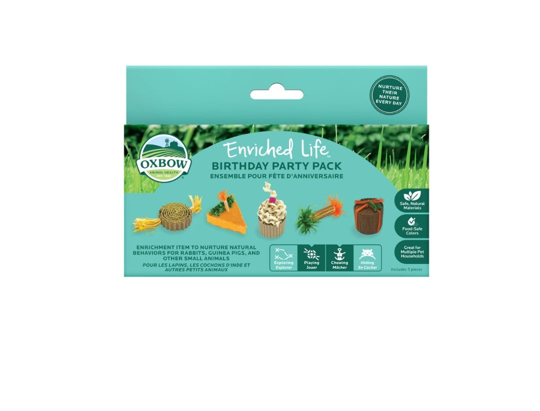 Oxbow Birthday Party Pack Small Animal Toy