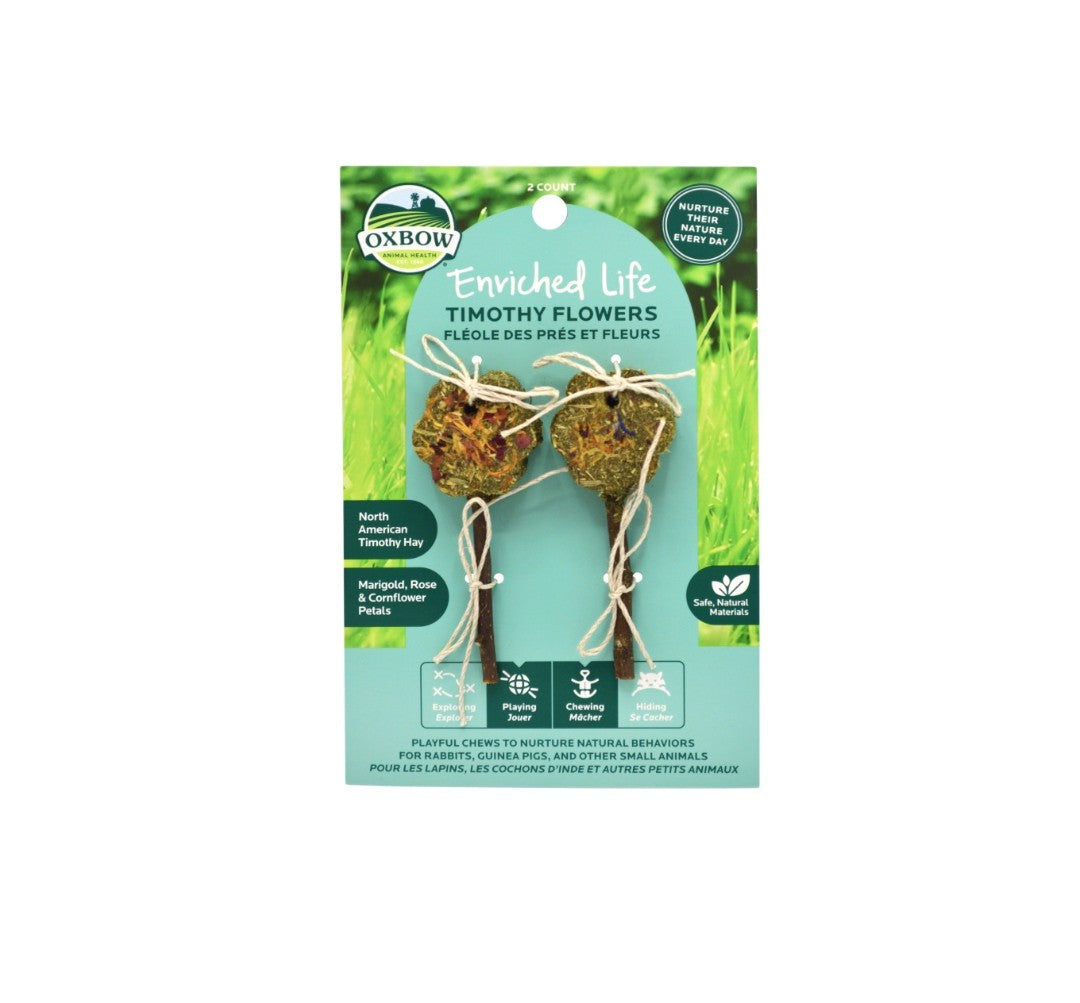 Oxbow Timothy Flowers Small Animal Chew
