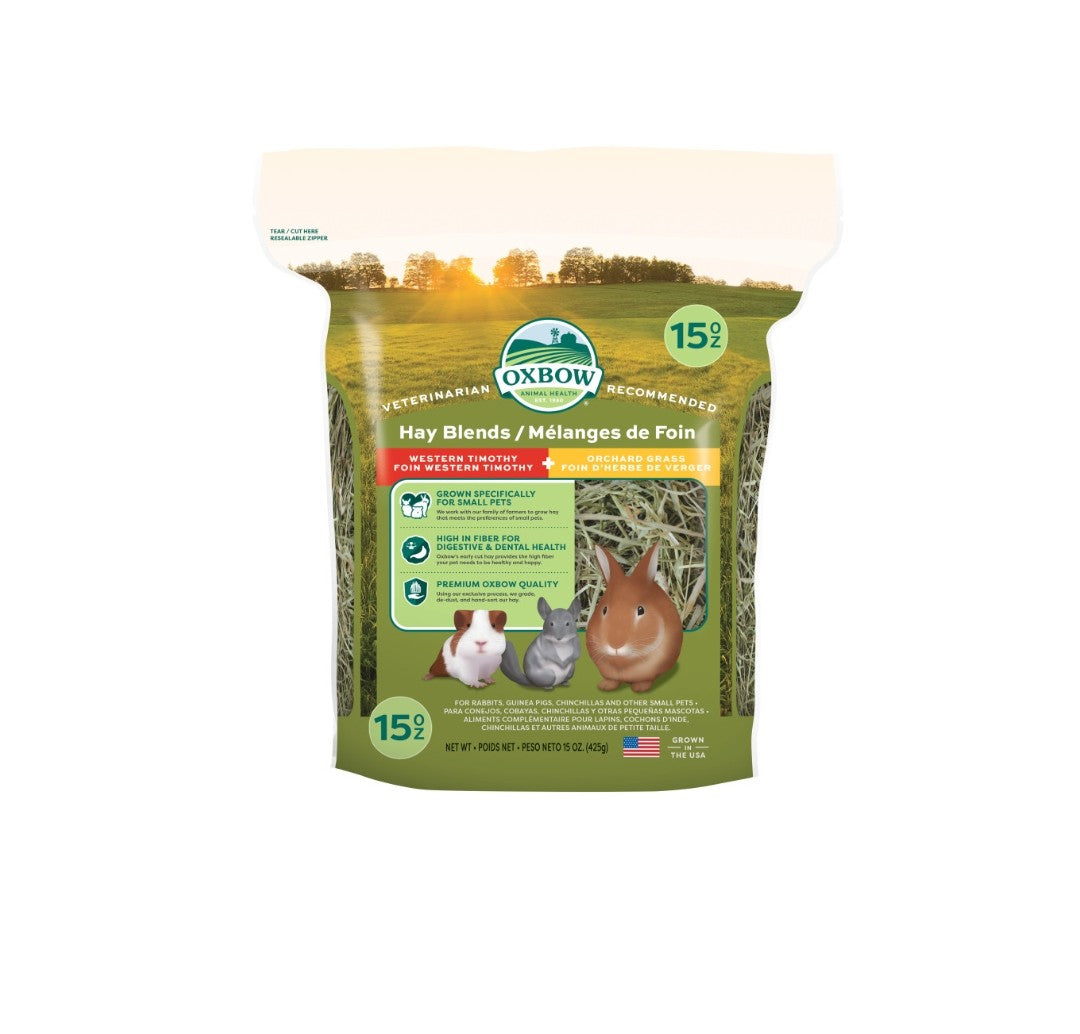 Oxbow Western Timothy and Orchard Grass Hay  Blends 15 oz
