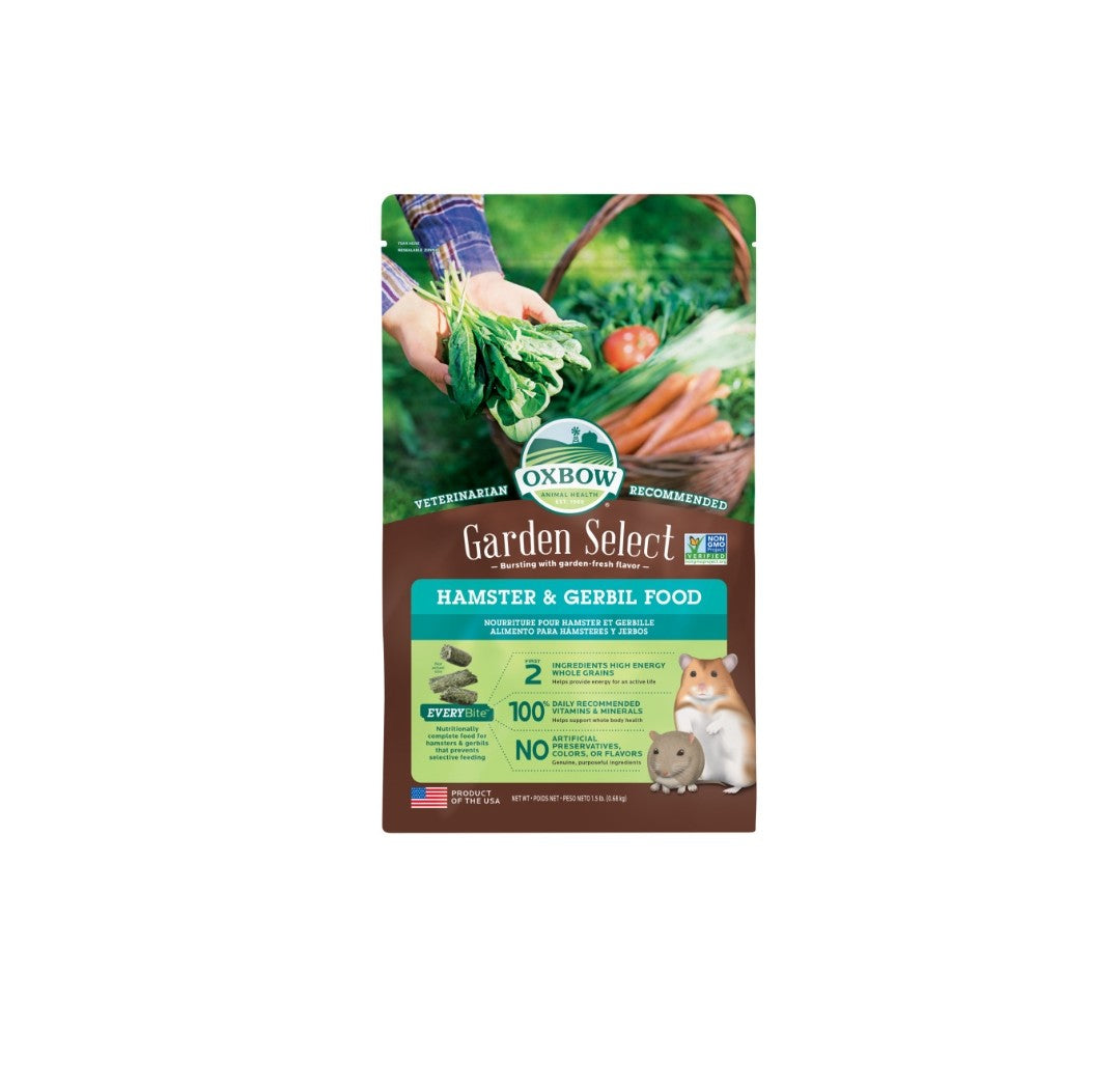 Oxbow Garden Select Hamster and Gerbil Food 1.5 lbs