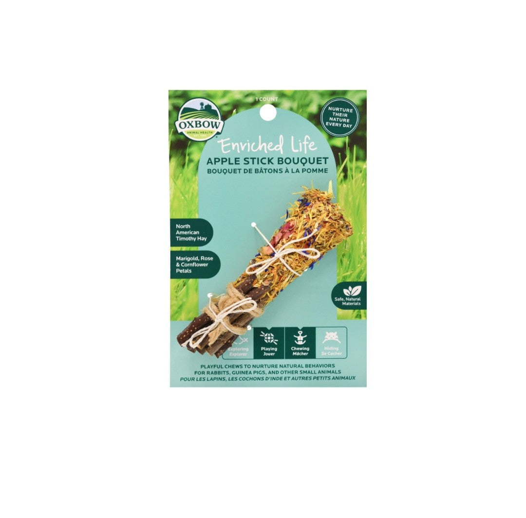 Oxbow Apple Stick Bouquet Small Animal Chew