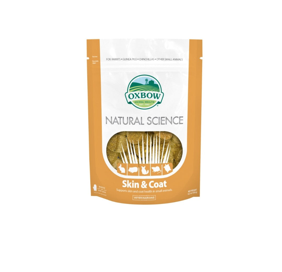 Oxbow Natural Science Small Animal Skin and Coat Support Supplement 4.2 oz