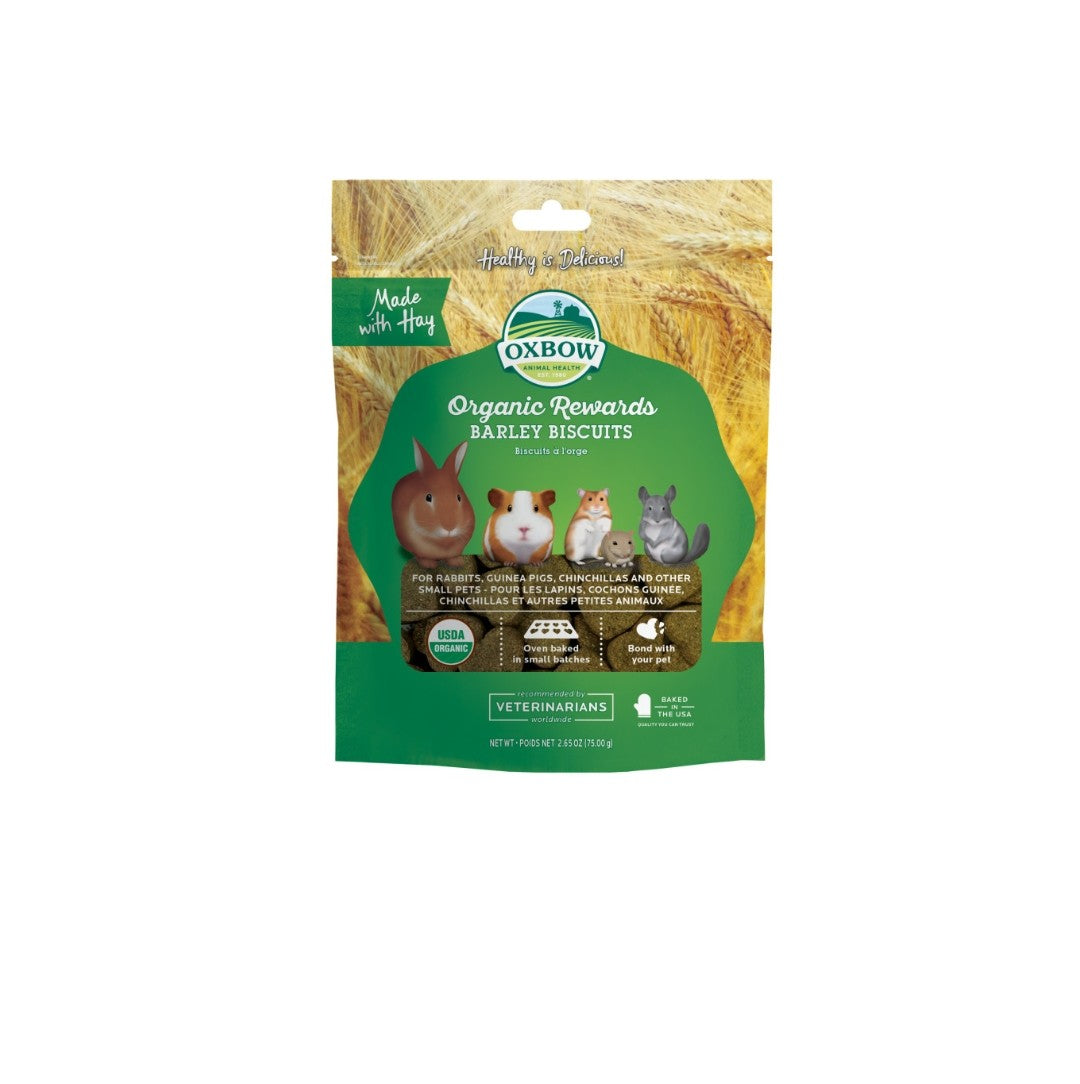 Oxbow Rewards Barley Biscuits Small Animal Treat 2.65 oz