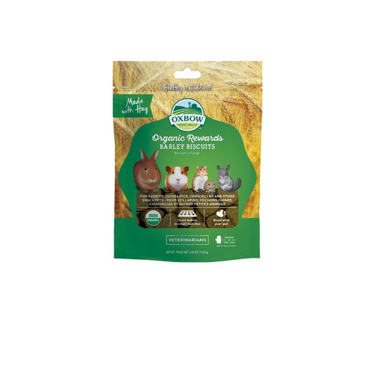 Oxbow Rewards Barley Biscuits Small Animal Treat 2.65 oz