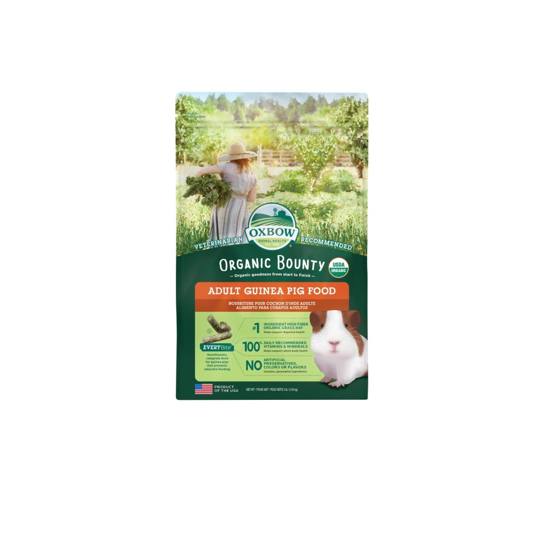 Oxbow Organic Bounty Ault Guinea Pig Food 3 lbs