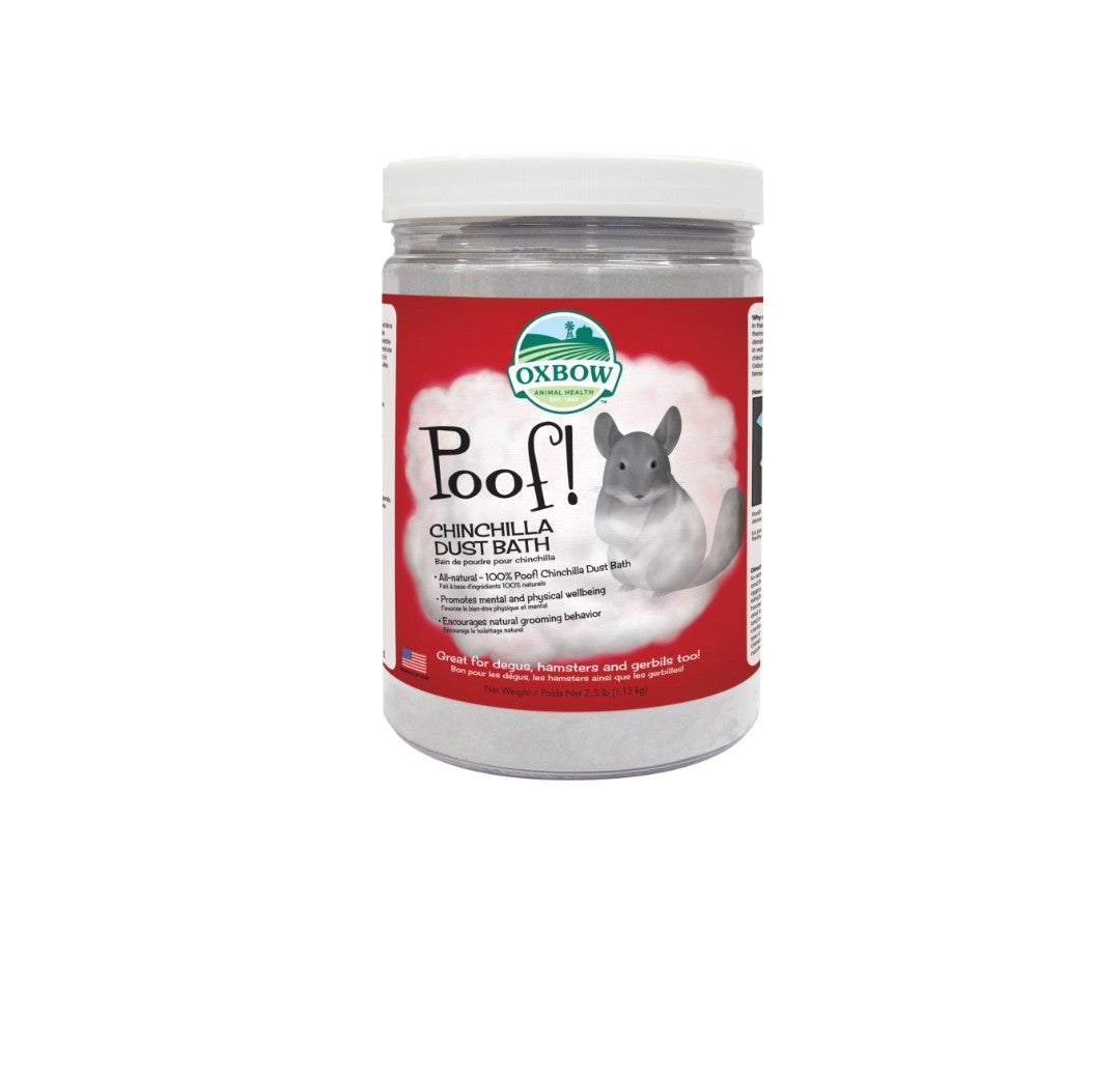 Oxbow Poof Chinchilla Dust 2.5 lbs