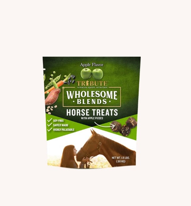 Tribute Apple Wholesome Blends Horse Treats 1.5 lbs