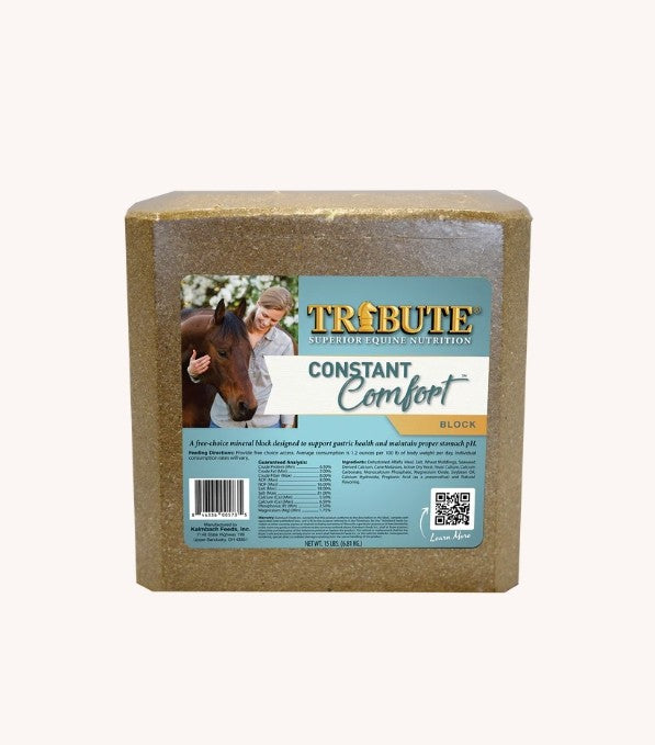 Tribute Constant Comfort Supplement Block To Support Gut Health 15 lbs
