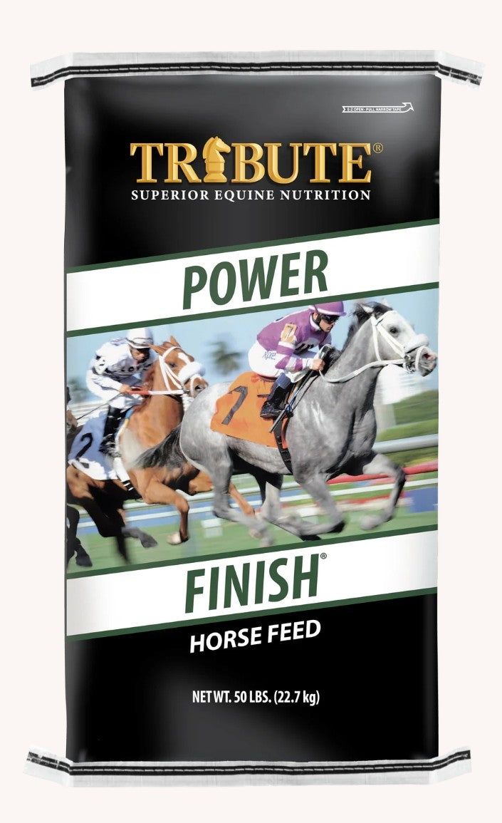 Tribute Power Finish Textured Corn Free Feed For Race Horses 50 lbs