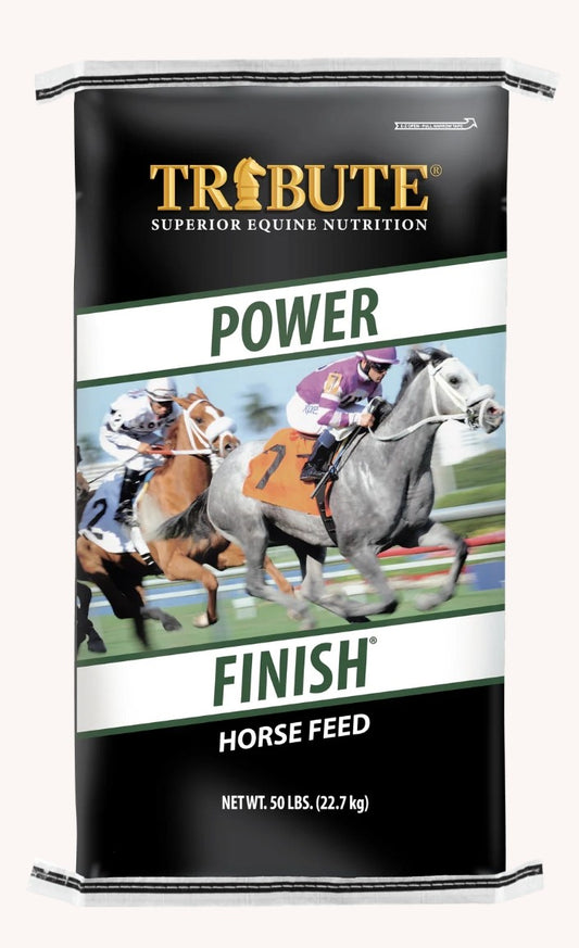 Tribute Power Finish Textured Corn Free Feed For Race Horses 50 lbs