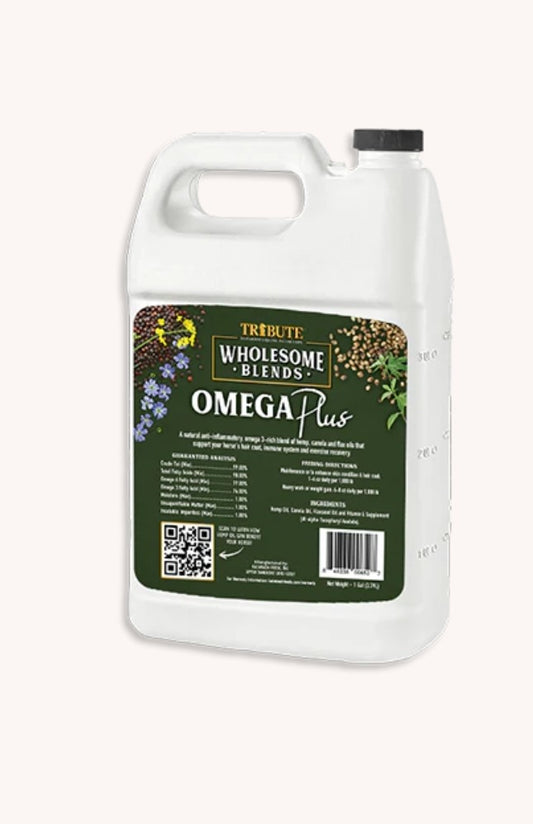 Tribute Wholesome Blends Omega Plus Omega 3 Oil Supplement 1 gal
